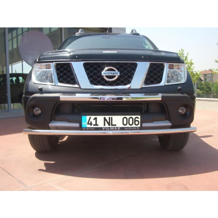 Bara protectie fata Nissan Navara 06-09 - ARP TETRI, Chrome - imagine 6