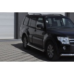 Bara protectie fata Mitsubishi Pajero Lung 08-Prezent - ARP TETRI, Chrome - imagine 4