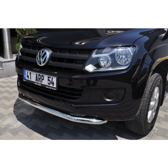Bara protectie fata Volkswagen Amarok 10-15 - ARP TETRI, Chrome - imagine 5