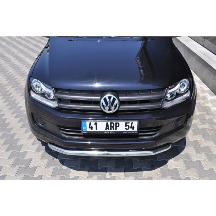 Bara protectie fata Volkswagen Amarok 10-15 - ARP TETRI, Chrome - imagine 3