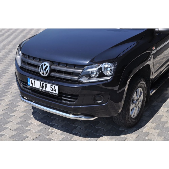 Bara protectie fata Volkswagen Amarok 10-15 - ARP TETRI, Chrome - imagine 7