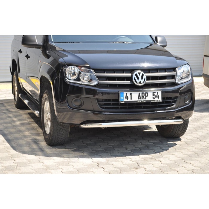 Bara protectie fata Volkswagen Amarok 10-15 - ARP TETRI, Chrome - imagine 4