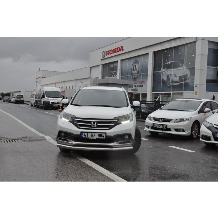 Bara protectie fata Honda CRV 12-14 ┬á- ARP TETRI, Chrome - imagine 2