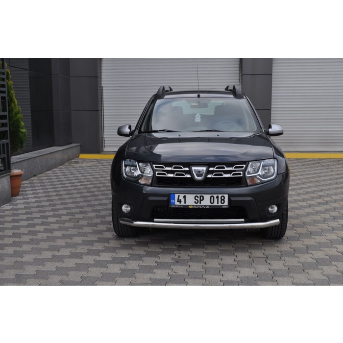 Bara protectie fata Dacia Duster 13-Prezent - ARP TETRI, Chrome - imagine 2