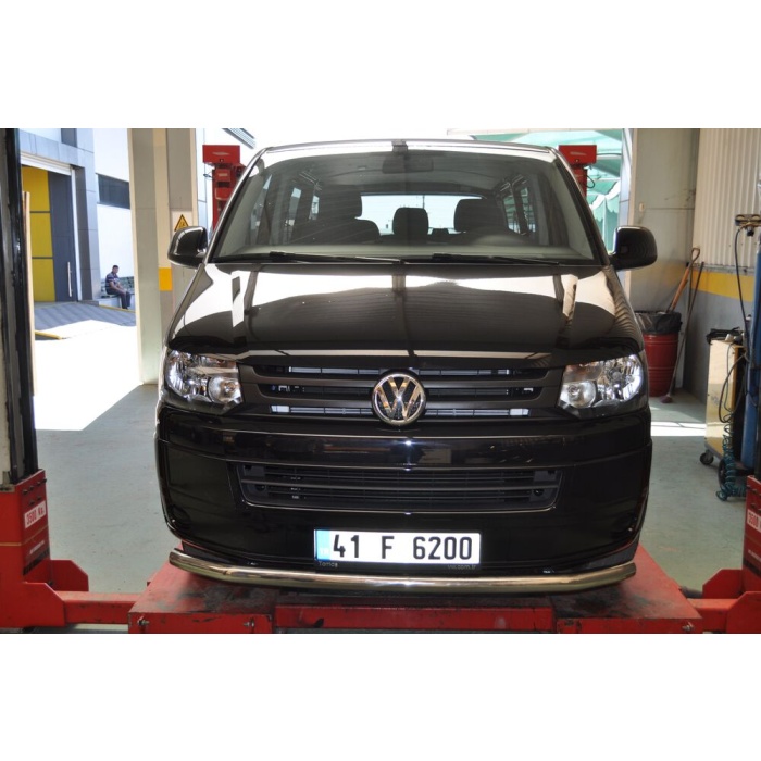Bara protectie fata Volkswagen T5 LWB SWB 04-09 ┬á- ARP TETRI, Chrome - imagine 2