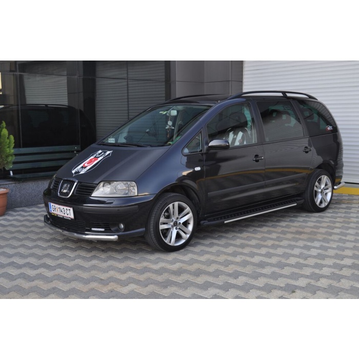 Bara protectie fata Seat Alhambra 06+ ┬á- ARP TETRI, Chrome - imagine 3