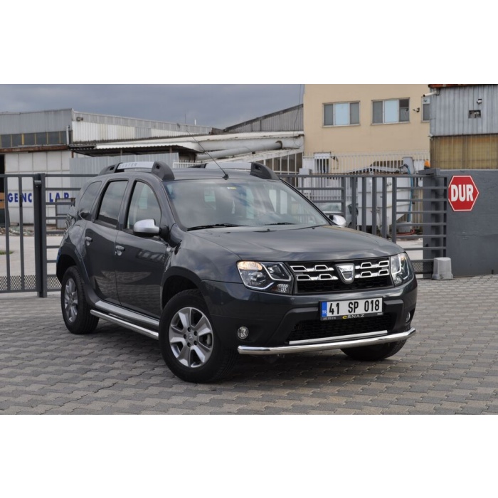 Bara protectie fata Dacia Duster 13-Prezent - ARP TETRI, Chrome - imagine 4