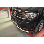 Bara protectie fata Volkswagen T5 LWB SWB 04-09 ┬á- ARP TETRI, Chrome - imagine 3