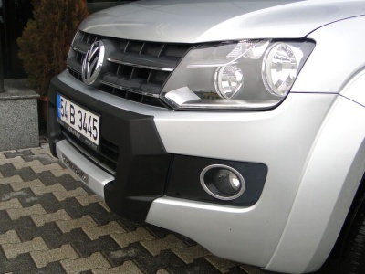 Bara protectie fata Volkswagen Amarok 10-15 - ARP TIGER, Negru - Chrome - imagine 4