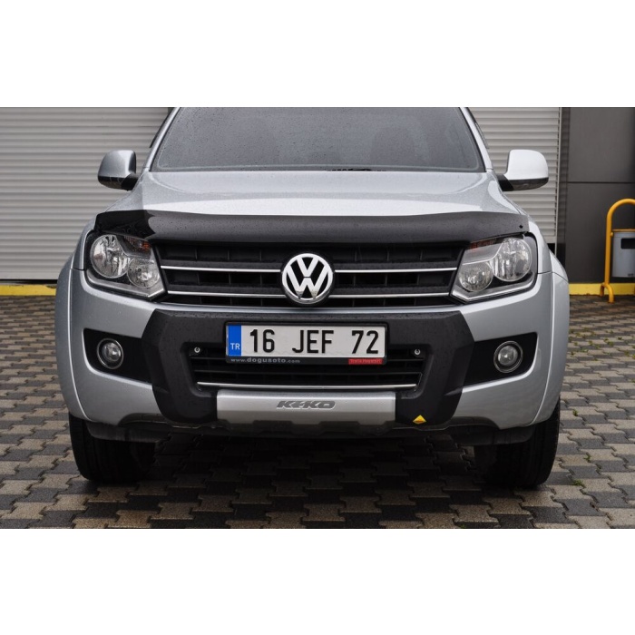 Bara protectie fata Volkswagen Amarok 10-15 - ARP TIGER, Negru - Chrome - imagine 2