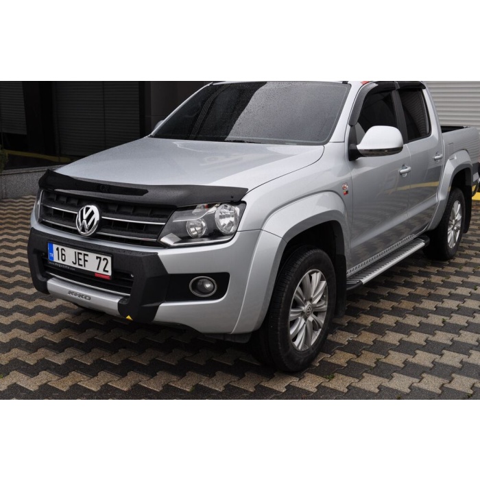 Bara protectie fata Volkswagen Amarok 10-15 - ARP TIGER, Negru - Chrome - imagine 6