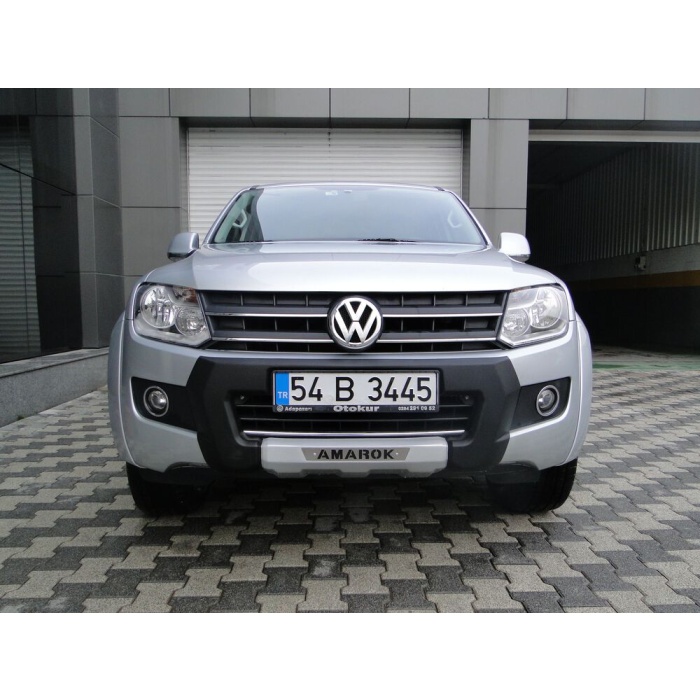 Bara protectie fata Volkswagen Amarok 10-15 - ARP TIGER, Negru - Chrome - imagine 5