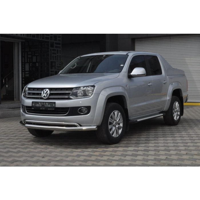 Bara protectie fata Volkswagen Amarok 10-15 - ARP ARROW, Chrome - imagine 6