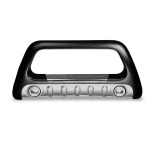 Bullbar fata Chery TIGGO [08-11] - ARP LENA, Negru-Chrome proiectoare ceata
