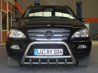 Bullbar fata Mercedes W 163 ML [98-05] - ARP INFORM, Chrome - imagine 2