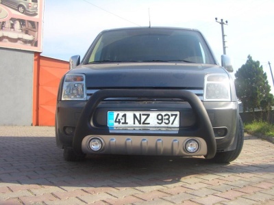 BullBar fata Ford Connect SWB LWB 03-14 - ARP INFORM, Chrome - imagine 3