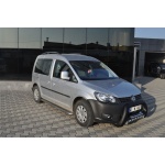BullBar fata Volkswagen Caddy 04-10 ┬á- ARP LENA, Negru-Chrome proiectoare ceata - imagine 3