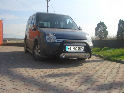 BullBar fata Ford Connect SWB LWB 03-14 - ARP INFORM, Chrome - imagine 4