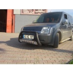 BullBar fata Ford Connect SWB-LWB ┬á- ARP LENA, Negru-Chrome proiectoare ceata