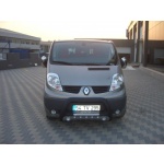 BullBar fata Opel Vivaro LWB 04-Prezent ┬á- ARP LENA, Negru-Chrome proiectoare ceata