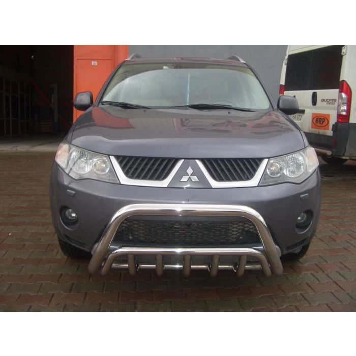 BullBar fata Mitsubishi Outlander 07-09 - ARP INVITE, Chrome - imagine 2