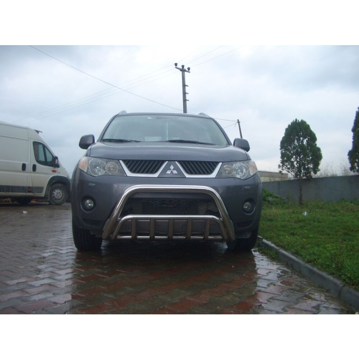 BullBar fata Mitsubishi Outlander 07-09 - ARP INVITE, Chrome - imagine 3