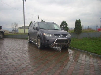 BullBar fata Mitsubishi Outlander 07-09 - ARP INVITE, Chrome - imagine 4