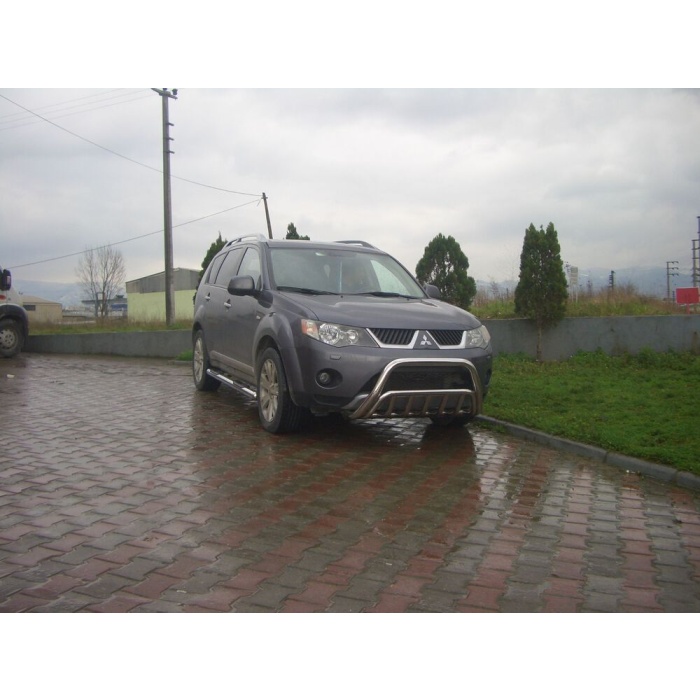 BullBar fata Mitsubishi Outlander 07-09 - ARP INVITE, Chrome - imagine 4