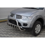 Bullbar fata Mitsubishi L200 TRITON [10-14] - ARP INFORM, Chrome - imagine 2