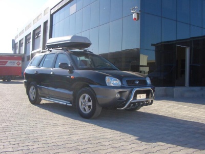 Bullbar fata Hyundai SANTA FE [02-06] - ARP INFORM, Chrome - imagine 2