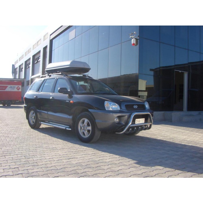 Bullbar fata Hyundai SANTA FE [02-06] - ARP INFORM, Chrome - imagine 2