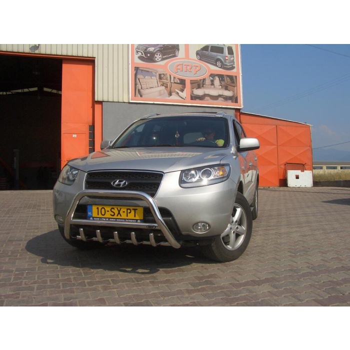 Bullbar fata Hyundai SANTA FE [07-12] - ARP INFORM, Chrome - imagine 2