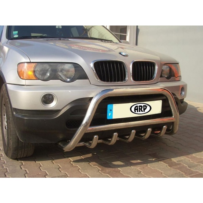 BullBar fata BMW X5 01-09 - ARP INFORM, Chrome - imagine 4