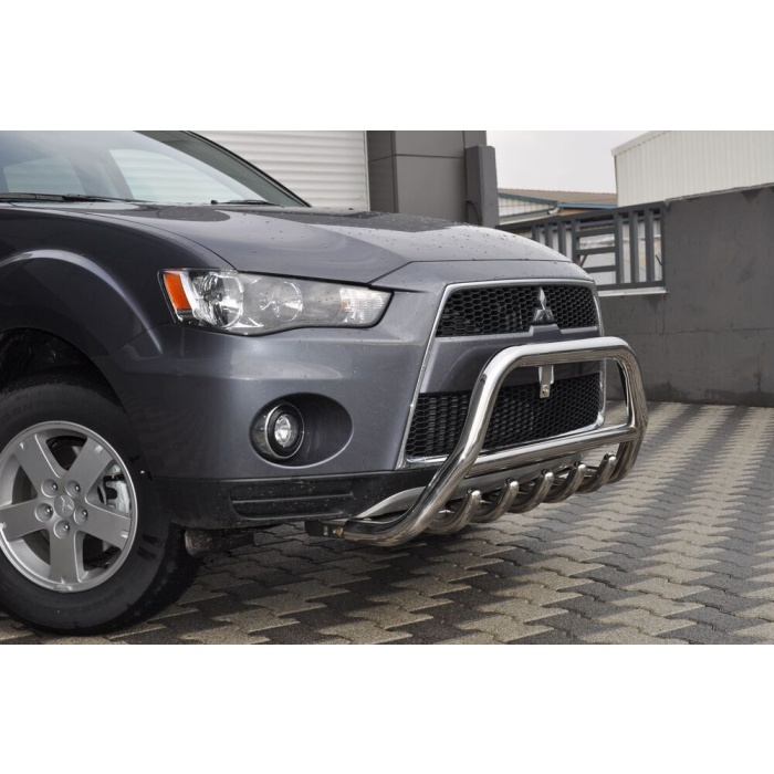 Bullbar fata Mitsubishi QUTLANDER [10-12] - ARP INFORM, Chrome - imagine 4
