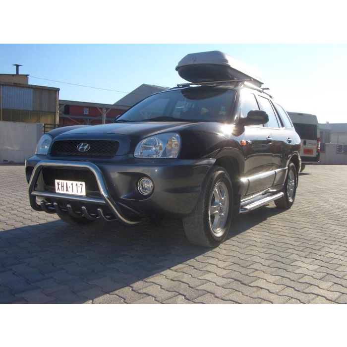 Bullbar fata Hyundai SANTA FE [02-06] - ARP INFORM, Chrome - imagine 4