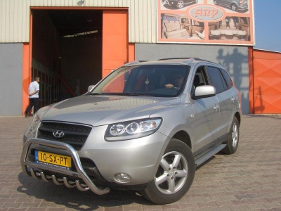 Bullbar fata Hyundai SANTA FE [07-12] - ARP INFORM, Chrome - imagine 4