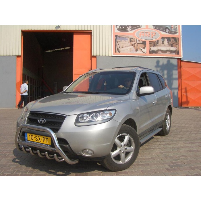 Bullbar fata Hyundai SANTA FE [07-12] - ARP INFORM, Chrome - imagine 4