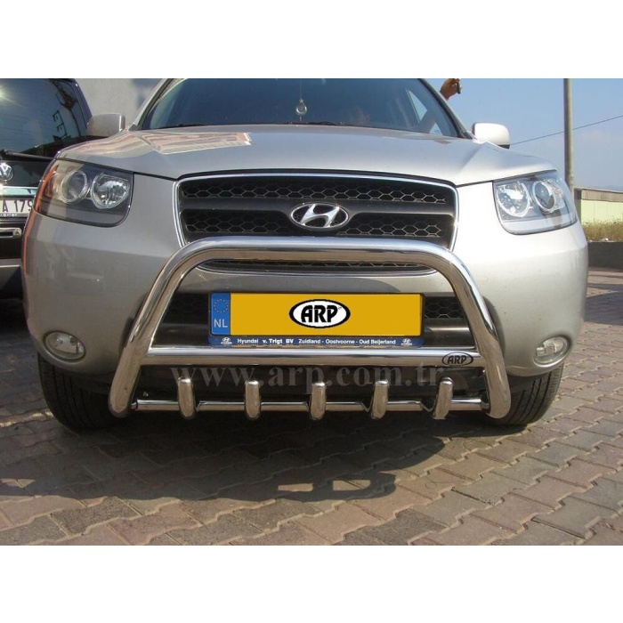 Bullbar fata Hyundai SANTA FE [07-12] - ARP INFORM, Chrome - imagine 3