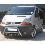 BullBar fata Renault Trafic SWB 04-Prezent - ARP INFORM, Chrome - imagine 2