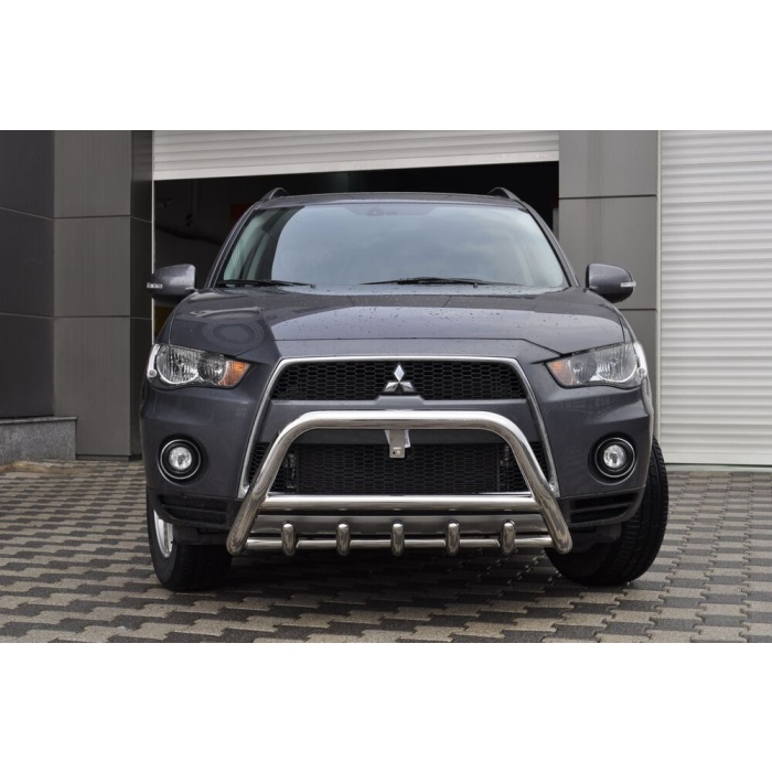 Bullbar fata Mitsubishi QUTLANDER [10-12] - ARP INFORM, Chrome - imagine 3
