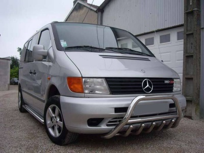 Bullbar fata Mercedes VITO [98-03] - ARP INFORM, Chrome - imagine 4