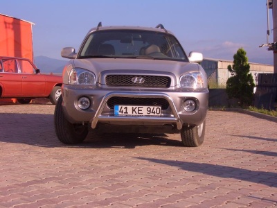 Bullbar fata Hyundai SANTA FE [02-06] - ARP INFORM, Chrome - imagine 3