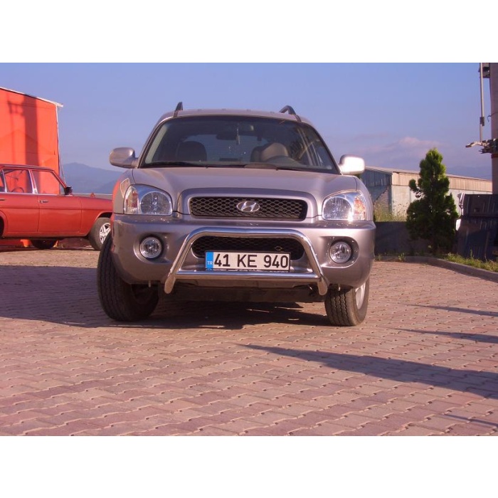 Bullbar fata Hyundai SANTA FE [02-06] - ARP INFORM, Chrome - imagine 3