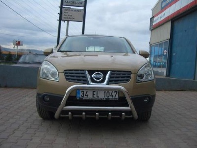 BullBar fata Nissan Qashqai DCI 07-13 - ARP INFORM, Chrome - imagine 2