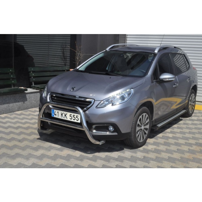 Bullbar fata Peugeot 2008 CROSSOVER [14-Prezent] - ARP COLT, Chrome - imagine 4