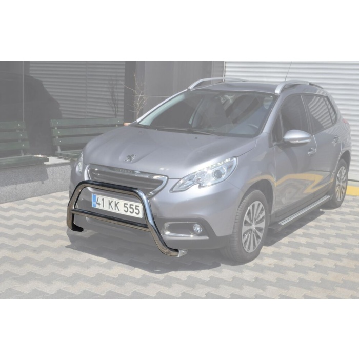 Bullbar fata Peugeot 2008 CROSSOVER [14-Prezent] - ARP COLT, Chrome - imagine 3