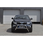 BullBar fata Kia Sportage 10-15 - ARP COLT, Chrome - imagine 4