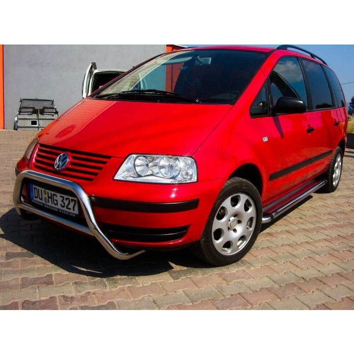 BullBar fata Volkswagen Sharan 97-Prezent - ARP COLT, Chrome - imagine 2