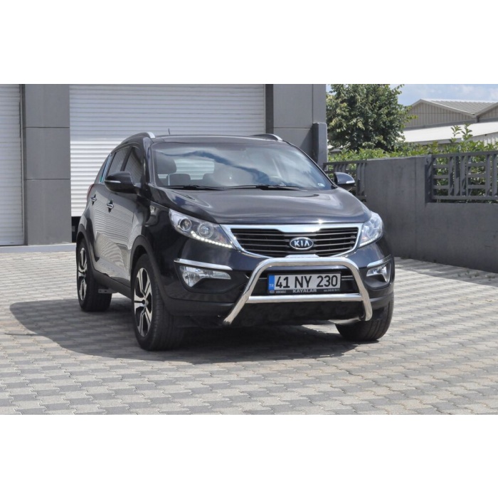 BullBar fata Kia Sportage 10-15 - ARP COLT, Chrome - imagine 3