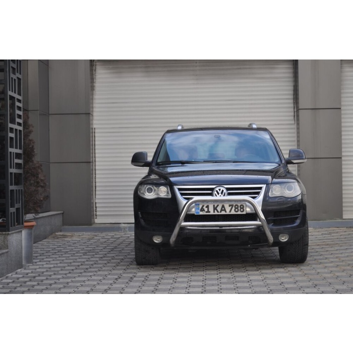 BullBar fata Volkswagen Touareg 03-10 - ARP COLT, Chrome - imagine 5